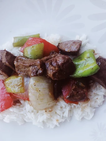 Easy Steps to Prepare Recipe Garlic Pepper Steak that is Awesome, So Delicious}