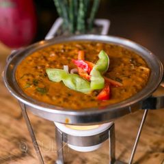 A picture of Authentic Indian Dal Makhani Recipe from a Restaurant.