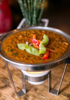 A picture of Authentic Indian Dal Makhani Recipe from a Restaurant.