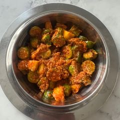 Fresh Ivy Gourd Mango Pickle-Tindora Keri nu Athanu(Gujarati style)😋 A picture of Fresh Ivy Gourd Mango Pickle-Tindora Keri nu Athanu(Gujarati style)😋.