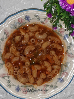 Foto resep Bolognaise Macaroni Soup