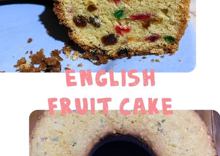 English fruit cake/ cake buah