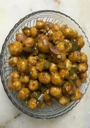 A picture of Crunchy Chana chilli.