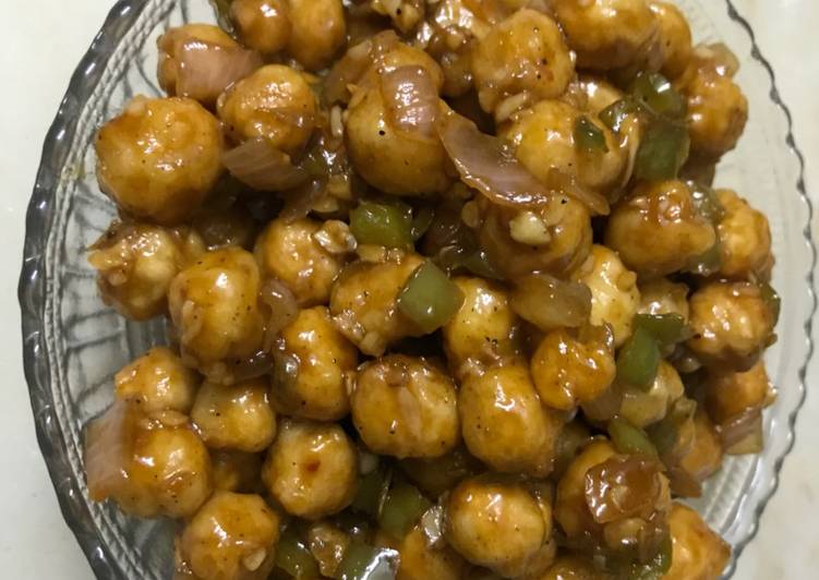 Easiest Way to Prepare Homemade Crunchy Chana chilli