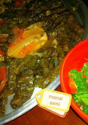 صورة لوصفة ورق عنب بالدجاج