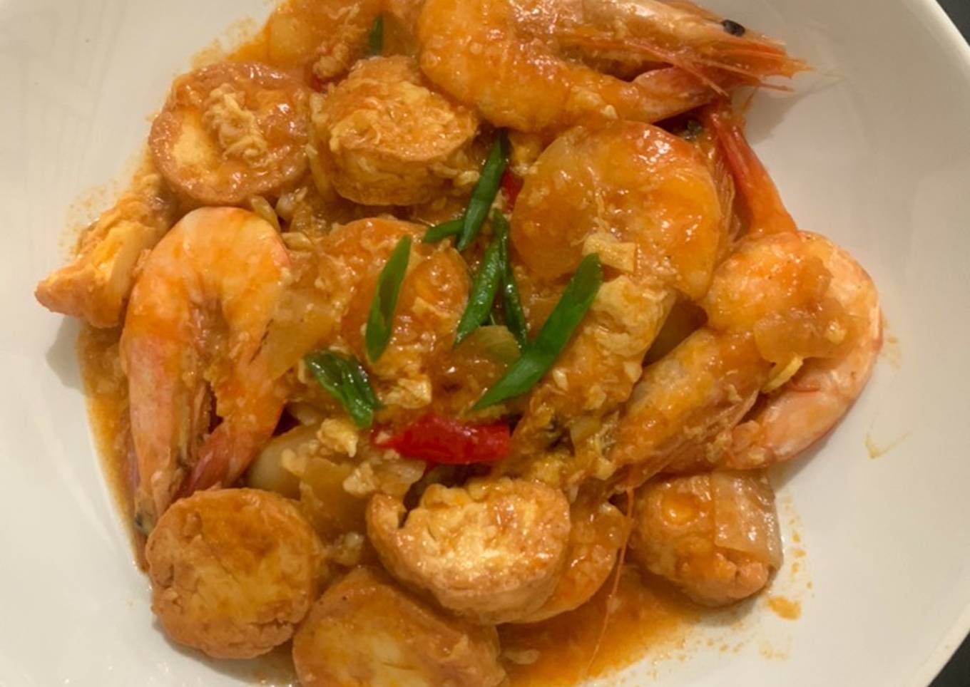 Tahu jepang saus padang