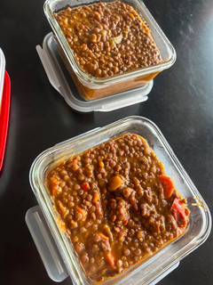 Una foto de Lentejas con verduras