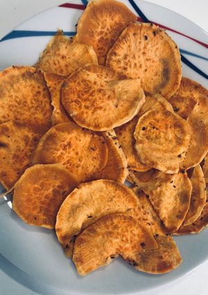 Una foto de Chips de boniato