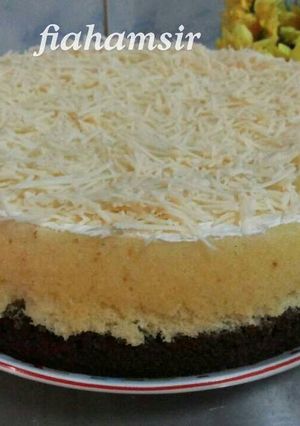 Foto resep Brownies Kukus Kombinasi