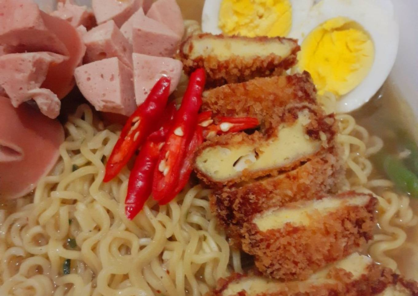 Resep Supermie ramen 🍜🥰 Anti Gagal