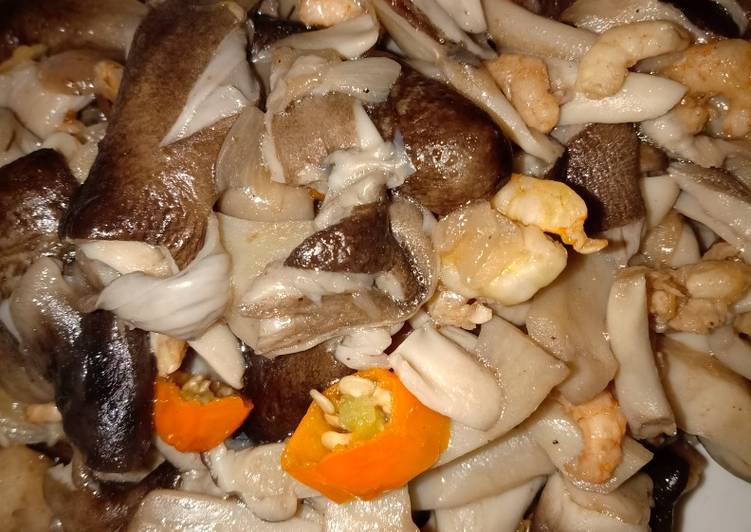 Resep Tumis jamur sawit gurih yang Sempurna