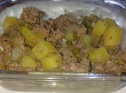 A picture of minced beef with potato