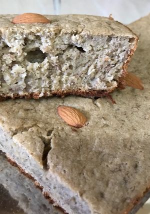 Una foto de Budín de banana con harina de avena