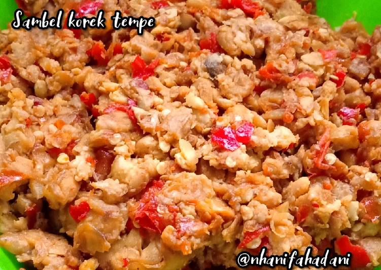 Langkah Mudah untuk Menyiapkan Sambel korek tempe yang Menggugah Selera