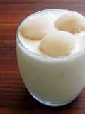 Lychee Vanilla Milkshake