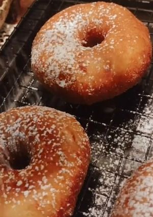 Hình của món Donut nguyên cám 🍩🍩.
