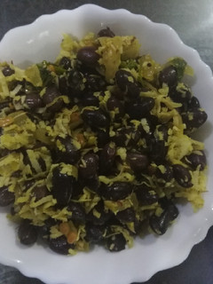 A picture of Black beans poriyal.