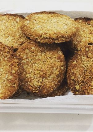 Una foto de Cookie de avena y coco sin azúcar