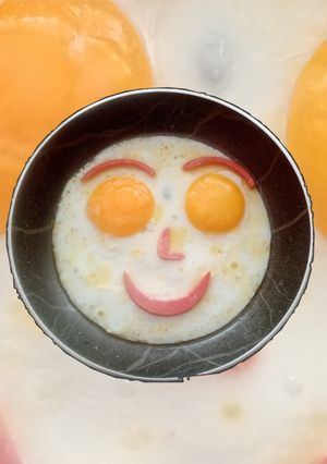 صورة لوصفة بيض مقلي
