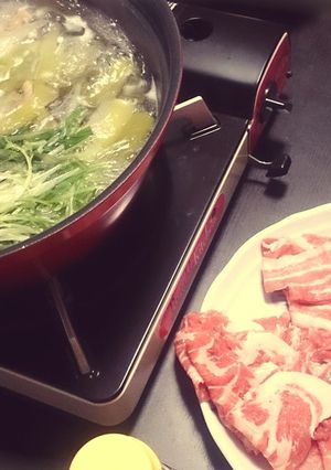 A picture of Homemade Shabu-Shabu with Basic Kombu Broth.