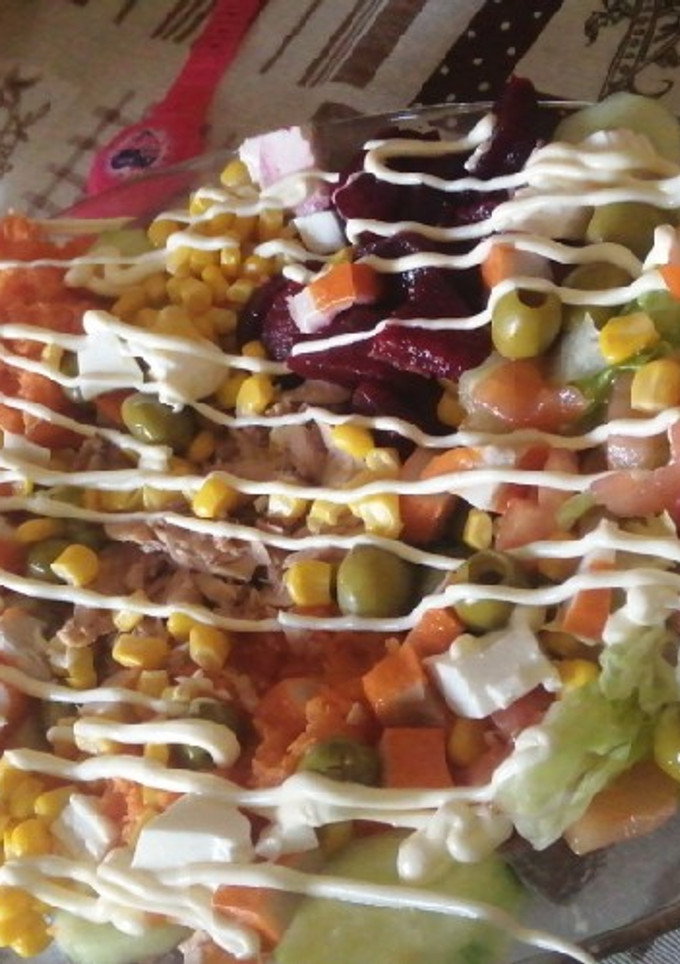 Una foto de Ensalada mixta buenísima