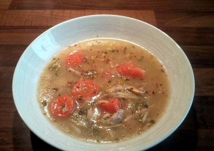 Recipe of Super Quick Homemade Anti-Cold-Chickensoup (Asian Style)