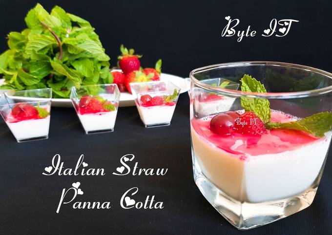 Step-by-Step Guide to Make Authentic Italian straw panna cotta for Breakfast Food