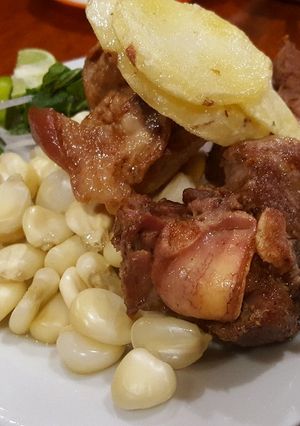 Una foto de Chicharrón de chancho