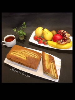 عکسی از دستور کیک موز و فندق