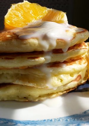 A picture of My favourite pancake recipe.