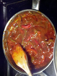 A picture of Gypsy Sauce for Wienerschitzel.