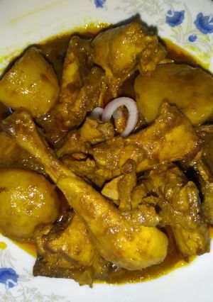 চিকেন ঝাল কষা রেসিপির প্রধান ছবি