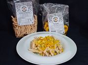 Una foto di zucchine salmone philadelphia