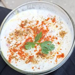 A picture of Kachumber Raita.