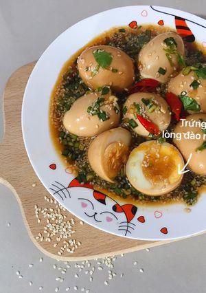 Hình của món Trứng Ngâm Xì Dầu.