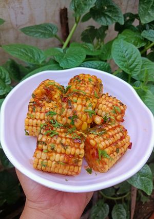 स्पाइसी कॉर्न spicy corn रेसिपी मुख्य फोटो