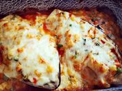 Kép erről: padlizsán mozzarella