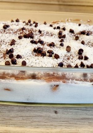 Tejbegrízes-kókuszos süti recept fotója