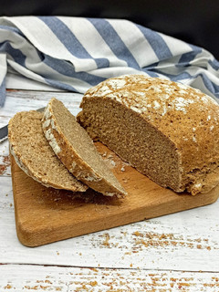 Una foto de Pan de cerveza semiintegral