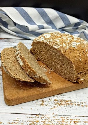 Una foto de Pan de cerveza semiintegral
