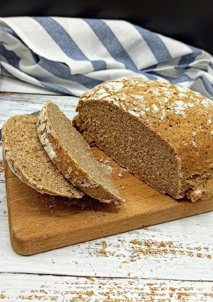 Una foto de Pan de cerveza semiintegral