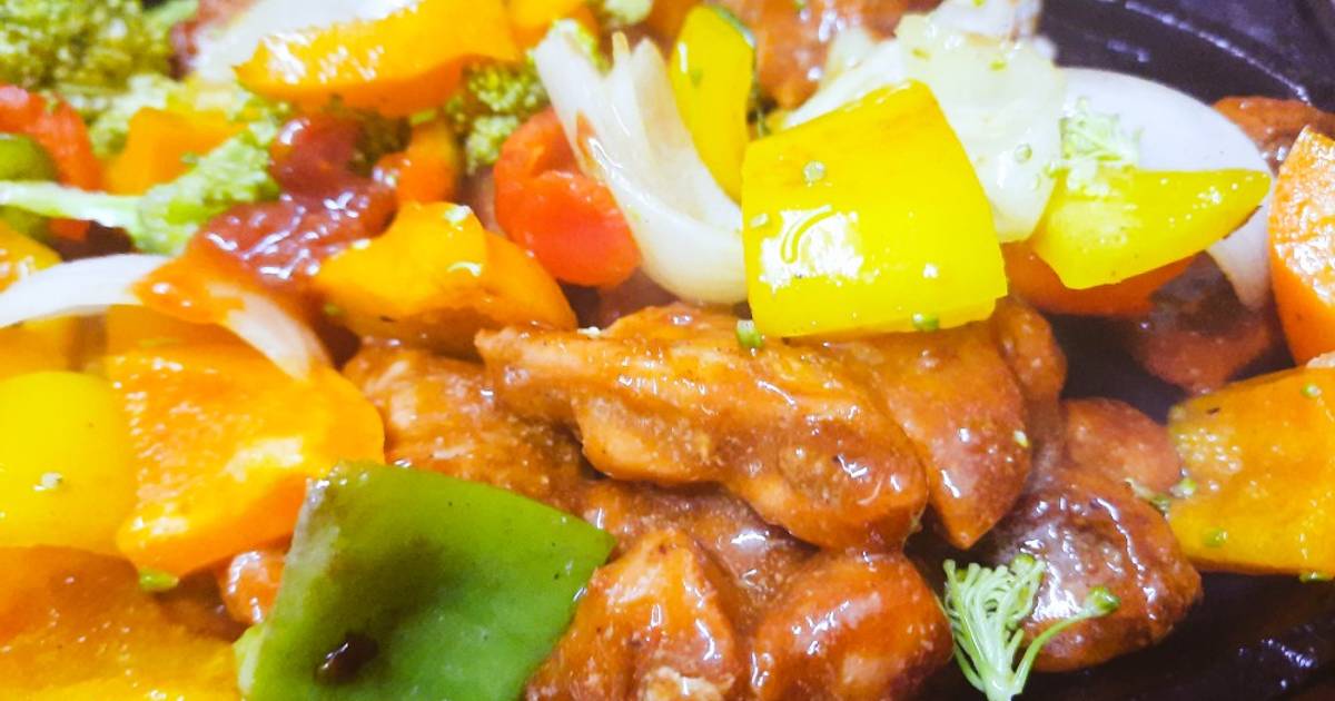 Chicken sizzler Recipe by Rizwan Qureshi Cookpad
