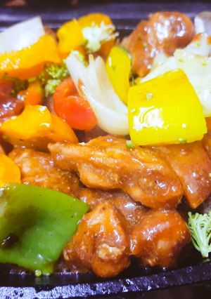 A picture of Chicken sizzler.