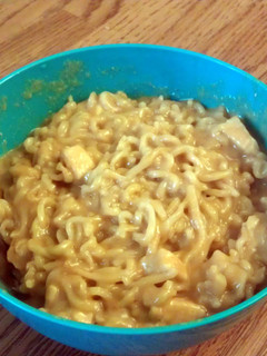 A picture of Peanut Butter Chicken Pasta.