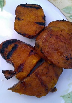 A picture of Grilled Sweet Potatoes.