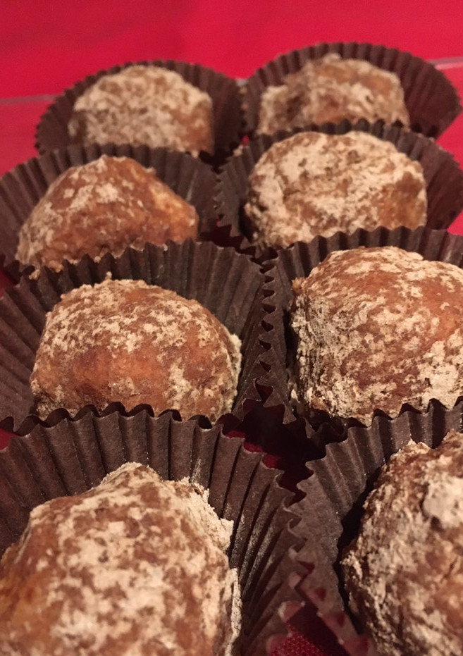 Una foto de Bolitas de tiramisú