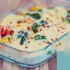 A picture of Veg au gratin.