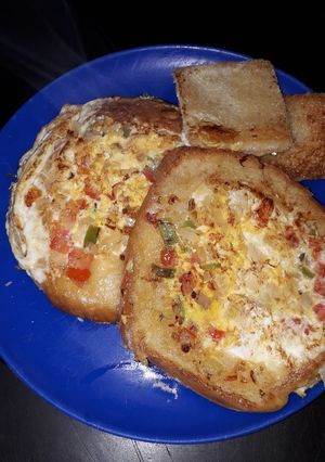 Una foto de Huevos en canasta