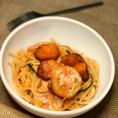 A picture of Pasta la vista.