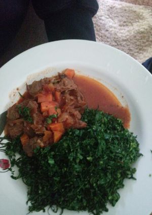 A picture of Beef stew.